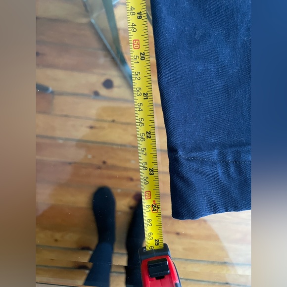 SOLD Navy Frank and Oak cotton trousers - Picture 5 of 7